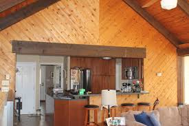 Paint Knotty Pine Family Room