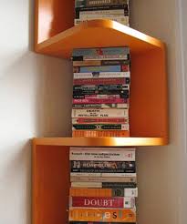 Wall Hanging Wood Corner Shelf System