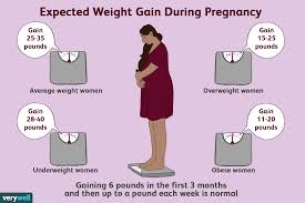 16 Valid Healthy Weight Gain Chart During Pregnancy