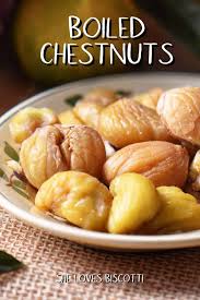 Just 5 easy steps for boiled chestnuts. Then you can use them to make in  either sweet or savory dishes like stuffing… | Chestnut recipes, Cooking  chestnuts, Recipes