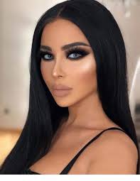 Make up tutorial for blue eyes | sarah salvini. Blue Eyes Dark Hair Dark Makeup Miladies Net Dark Hair Makeup Dark Makeup Hair Makeup