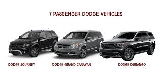 7 Passenger Dodge Vehicles Which Is Right For You