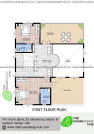 35 X 42 Ft 4 Bhk Duplex House Design