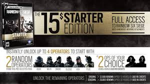 Explora las novedades free to play más jugadas en steam. Rainbow Six Siege Starter Edition Es Un Nuevo Juego De Accion De 15 Dolares Para Pc Mundowin