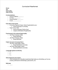 As a graduate, you are competing against lots of other similar candidates to land graduate. Free 10 Sample High School Cv Templates In Ms Word Pdf