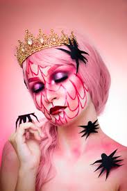 halloween makeup spider queen