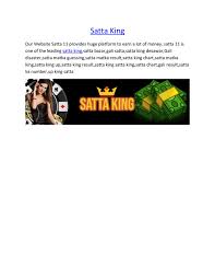Satta King By Online Satta Issuu