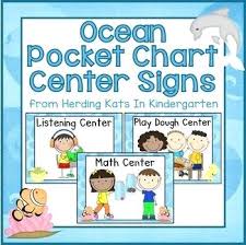 Printable Center Signs For Pocket Charts Onourway Co