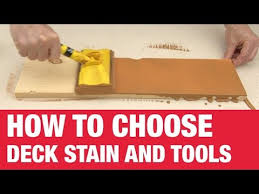 How To Choose Deck Stains And Tools Ace Hardware
