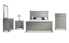 Your bedroom is an expression of who you are. Spencer Queen Gray Bedroom Set Bob S Discount Furniture
