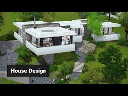 Diagonal Modern House The Sims 3