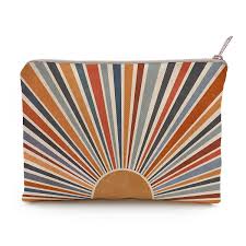 retro makeup bag tech accessory bag