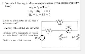 Following Simultaneous Equations Using
