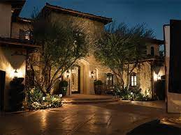 The style of lighting you pick will largely depend on the size of your outdoor space and whether or not you'll have access to power. Designing A Landscape Lighting System Ideas Advice Lamps Plus