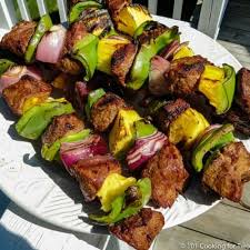 easy marinated beef kabobs with simple