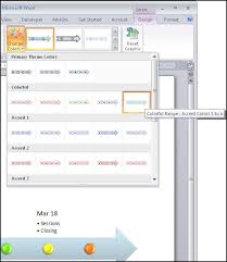 Timeline In Microsoft Word 2010 Projectwoman Com