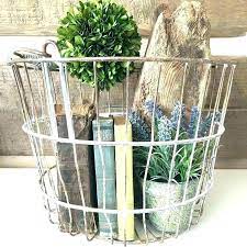 how to use wire baskets and organize