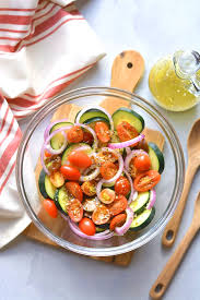 healthy tomato cuber salad low