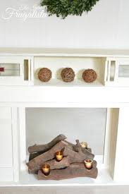 Faux Fireplace Insert With Real Logs