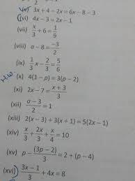 correct maths linear equations