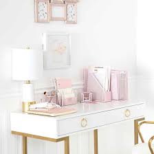 Oroton's women's desk accessories & office supplies are crafted for optimum organisation. Office Products Blu Monaco 5 Piece Pink Office Supplies Desk Organizer Set Pink Desk Accessories For Women Office Sticky Note Holder Letter Sorter Magazine Holder Pen Cup With Desktop Hanging File Organizer