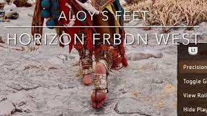 Aloy's feet detail in Horizon Forbidden West - YouTube