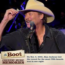 Country Music Memories Alan Jackson Wins Five Cma Awards