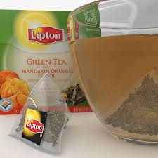 green tea mandarin orange flavor 3d