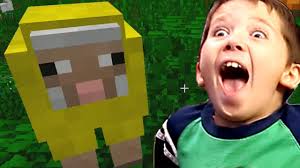 8 year old jacob playing minecraft