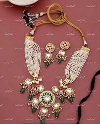 beautiful bikaneri kundan necklace