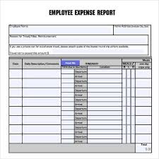 Expense Report Template 5 Report Template Templates