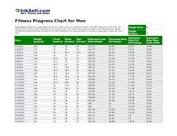 Fitness Progress Chart For Men Edit Fill Sign Online