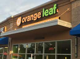 Orange Leaf Frozen Yogurt Locations gambar png