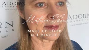 skin make up look in 3 minutes