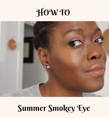 an easy summer smokey eye makeup tutorial