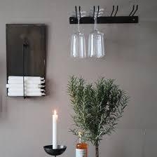 Candle Storage For Wall Rustic Metal