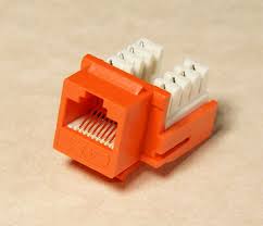Plugging in an ethernet cable just takes a gentle push and it locks into the mating socket with solid audible and haptic feedback. Keystone Module Wikipedia