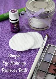 simple diy eye make up remover pads