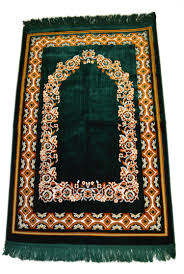 sana prayer rug dark green trere