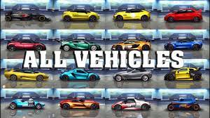 Asphalt 8 - Garage Showcase 2018 (All Vehicles Unlocked) - YouTube