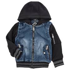 Toddler Boys Dark Wash Denim Jacket With Hood 2t 4t 712593819