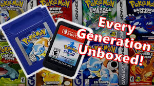 Unboxing a Pokemon Game From Every Generation - YouTube