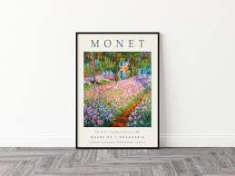 Claude Monet Poster The Artists Garden