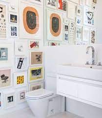 8 ways to display art in bathrooms