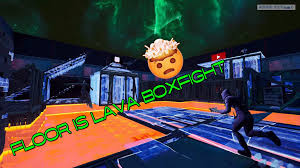 the floor is lava boxfight fortnite