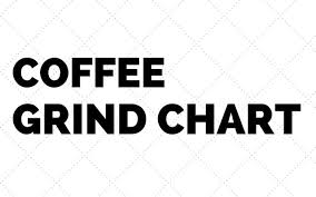 Coffee Grind Chart I Need Coffee