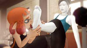 Wii fit trainer feet