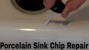 Porcelain Sink Chip Repair - YouTube