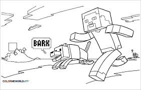16 minecraft coloring pages pdf psd