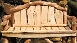 Rustic Garden Bench Coppice Creations